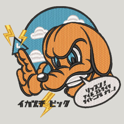 イカヅチ　ピック デザイン